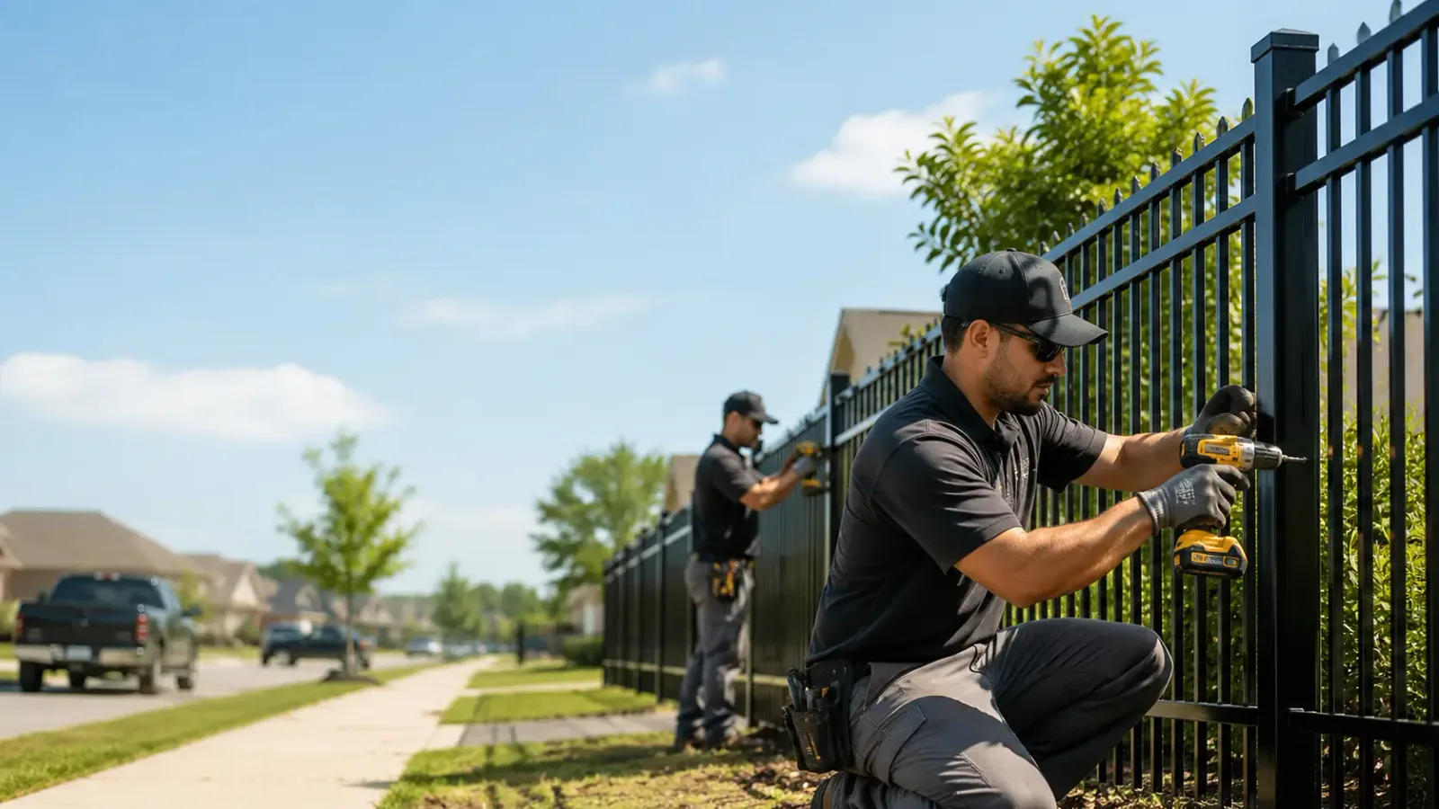 Metal Fence Installation in Four Oaks, NC